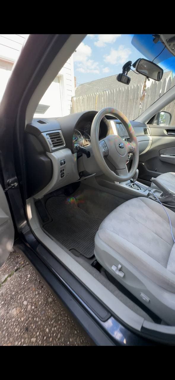 Subaru interior after mobile interior cleaning in Franklin Square